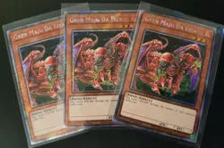 3x Gren Maju Da Eiza RA04-EN124 Platinum Secret Rare 1st Ed Yugioh LP - Image 1