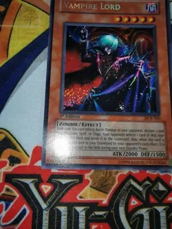 Vampire Lord dcr-000 1st Edition (LP) Secret Rare Yu-Gi-Oh! - Image 4