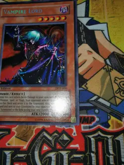 Vampire Lord dcr-000 1st Edition (LP) Secret Rare Yu-Gi-Oh! - Image 5