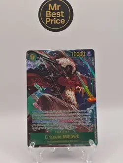 Dracule Mihawk Alt Art AA OP14-119 SR NM OP14 Eng Card Game CCG - Image 1
