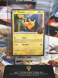 Pokemon TCG Pikachu Trick Or Trade 2024 Holo Card 18/91 - Image 1