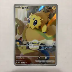 Joltik 196/182 Paradox Rift Illustration Rare Pokemon TCG Card - Image 1