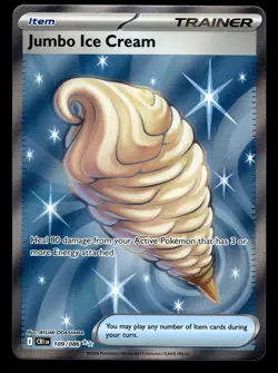 Jumbo Ice Cream 109/086 Ultra Rare ME04: Chaos Rising Pokemon Card - Image 2