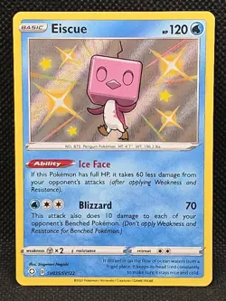 Eiscue SV035/SV122 Shining Fates: Shiny Vault Holo 2021 Pokemon Card - Image 1