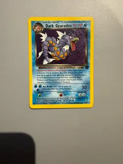Pokemon TCG Dark Gyarados Holo Card 8/82 Team Rocket Series - Image 1