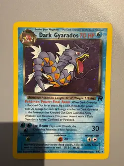 Pokemon TCG Dark Gyarados Holo Card 8/82 Team Rocket Series - Image 4