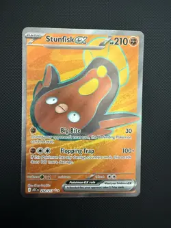 NM Stunfisk ex - 252/217 Ascended Heroes Ultra Rare Pokemon Card - Image 1