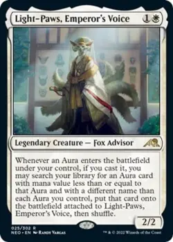 Light-Paws, Emperor's Voice - NEO MTG - Light Play - Image 1