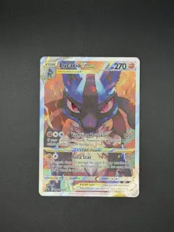 Pokemon Cards Lucario Vstar SWSH291 Promo Sword And Shield - Image 1