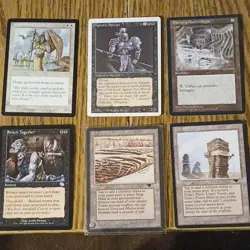 Wizards of the Coast MTG 6-Card Lot English Regular Strip Mine + More - Image 1