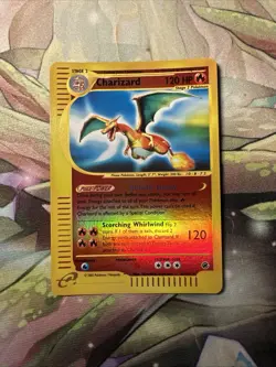 Pokemon TCG Charizard Expedition Base Set Holo Rare Card 6/165 Reverse Holo - Image 4