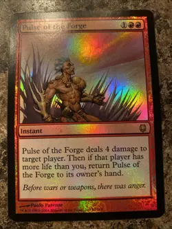 Pulse of the Forge Darksteel Foil - Image 1