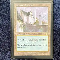 Magic: The Gathering Tolarian Academy Legendary Land Blue Regular 1998 English - Image 1
