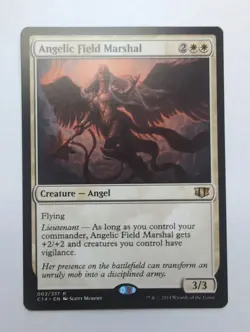 MTG Angelic Field Marshal (C14) Commander 2014 Regular Rare 002/337 - Image 1