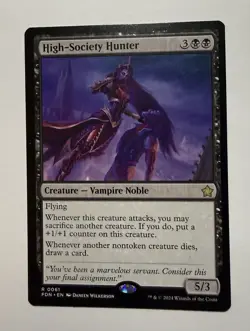 x1 High-Society Hunter R MTG Foundations M/NM, English - Image 1