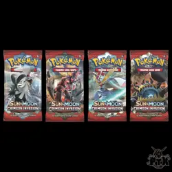 Crimson Invasion Booster Pack Art Set X4 Pack Pokemon 2017 - Image 1