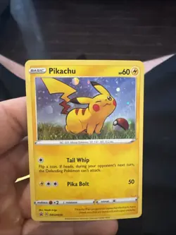 Pikachu SWSH039 Holo Black Star Promo Pokemon NM - Image 1