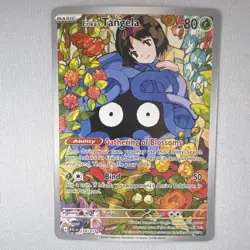 Pokemon TCG Erika's Tangela 218/217 Scarlet & Violet Full Art Basic 80HP EN - Image 1
