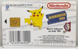 1999 Nintendo Blockbuster Video Pokemon Snap Collectible Card Jigglypuff Kids WB - Image 2