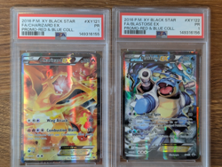 4 Pokemon PSA 1 Charizard Blastoise Venusaur Pikachu XY121 XY122 XY123 XY124 SEQ - Image 2