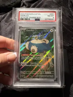 2023 Pokemon Svp En Snorlax 151 Elite Trainer Box PSA 8 - Image 1