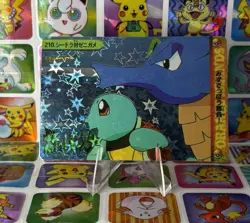 Pokemon Pikachu HOLO Vintage Pocket Monsters Prism Sticker 1998 Bandai Ninetndo - Image 3