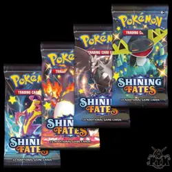 Shining Fates Booster Pack Art Set X4 Pack Pokemon 2021 - Image 1