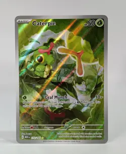 2023 Caterpie 172/165 SV: Scarlet & Violet 151 Illustration Rare Pokemon TCG NM - Image 1