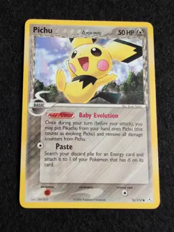 Pichu (Delta Species, #76/110) EX - Holon Phantoms Pokemon - Image 1