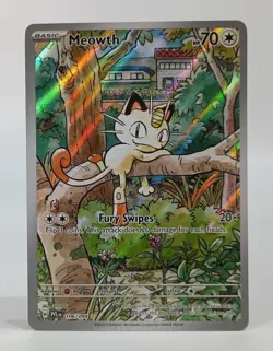 2025 Meowth TCG 106/094 ME02: Phantasmal Flames IR Illustration Rare English NM - Image 1