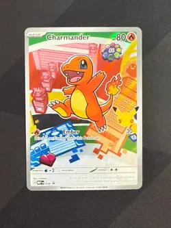 2026 Mega Evolution Promo Charmander Holo Illustration Rare Promo #038 - Image 1