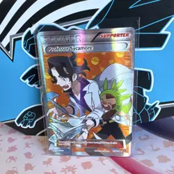 Pokemon TCG Professor Sycamore Full Art Holo XY Steam Siege 114/114 EN - Image 1