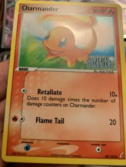 Pokemon TCG Charmander Reverse Holo 2006 EX Crystal Guardians 48/100 NM - Image 3