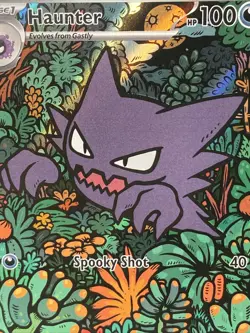 Pokemon TCG Haunter 027 Me: Mega Evolution Black Star Promo Holo - Image 2