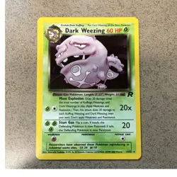 The Pokemon Company Dark Weezing 14/82 Team Rocket Holo Rare Unlimited Eng - Image 1