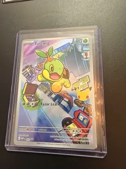Pokemon TCG Turtwig 040 First Partner Illustration Black Star Promo. Series 1 - Image 1