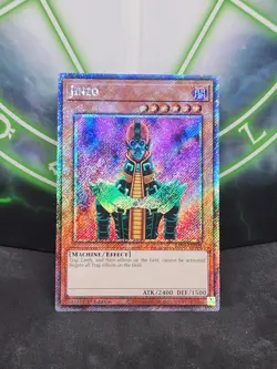 Yugioh Jinzo RA03-EN099 Platinum Secret Rare 1st Edition NM - Image 1