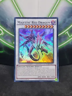 Yugioh Majestic Red Dragon LC5D-EN071 Super Rare 1st Edition NM - Image 1