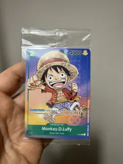 One Piece TCG Monkey.D.Luffy Promo Non Foil Expo Convention P-037 English Sealed - Image 1