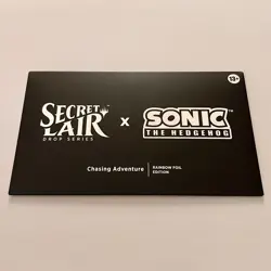SLD Sonic The Hedgehog - Chasing Adventure + Turbo Gear (Rainbow Foil) - Image 1