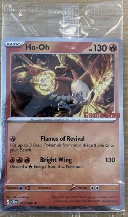 Ho-Oh 010/086 Galaxy GameStop Promo Stamped Sealed - Pokemon Chaos Rising - Image 1