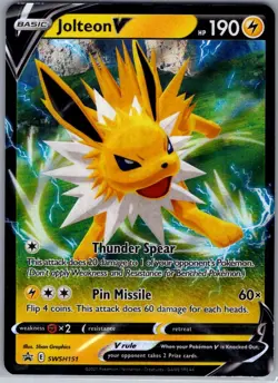 Jolteon V SWSH151 SWSH: Sword & Shield Promo Cards - Pokemon Card - NM - Image 1