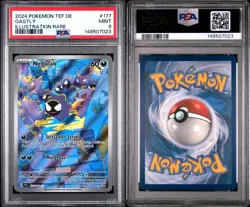 Gastly Illustration Rare #177 PSA 9 Mint 2024 Pokemon Temporal Forces German - Image 1