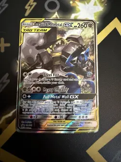 Lucario & Melmetal GX SM192 Ultra Rare - Pokemon - Sun & Moon Tag Team Promo -MP - Image 1