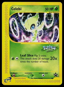 Pokemon Card - Celebi WoTC 50 Pokemon 4Ever Promo - Image 1