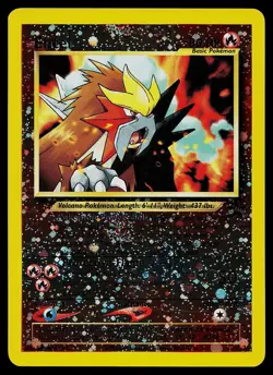 Pokemon Card - Entei Wizards Black Star Promos 34 Reverse Holo Promo - Image 1