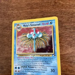 Pokemon TCG Misty's Tentacruel Gym Challenge 10/132 Unlimited Holo Rare - Image 2