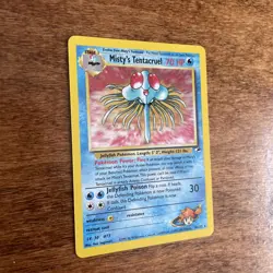 Pokemon TCG Misty's Tentacruel Gym Challenge 10/132 Unlimited Holo Rare - Image 3