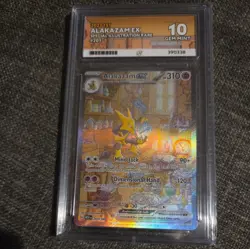 Alakazam EX 201/165 SIR - Scarlet & Violet : 151 - Pokemon TCG - ACE Grade 10 - Image 1