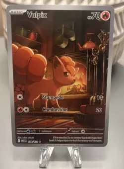 Pokemon Vulpix 138/132 Illustration Rare Mega Evolution NM - Image 1